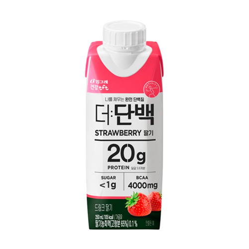 빙그레)더단백드링크딸기 250ml